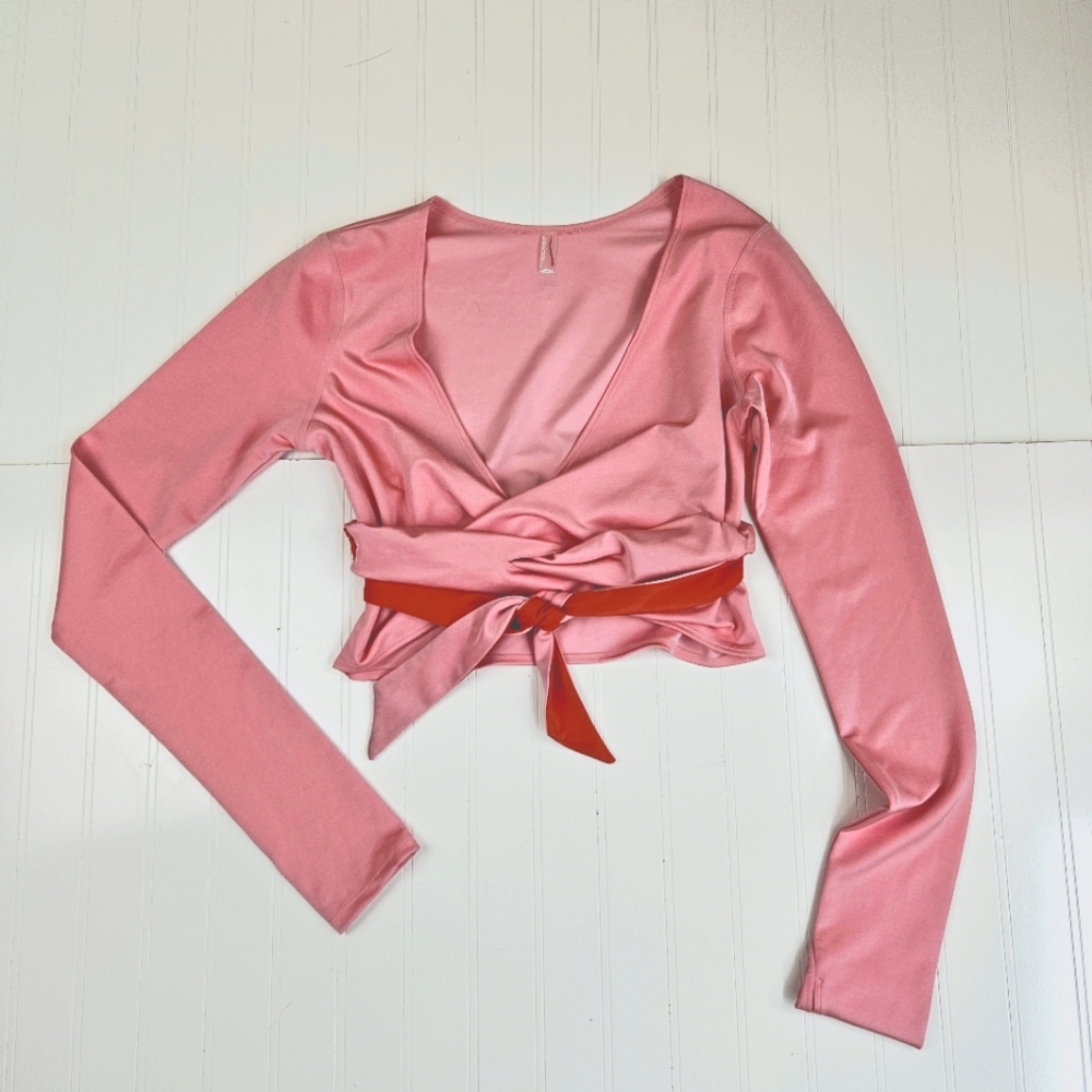 Free People Movement Arabesque Wrap Top